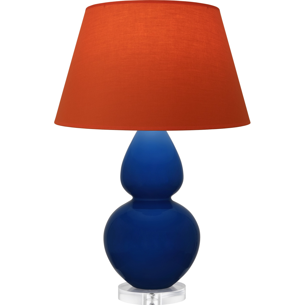 Cobalt Double Gourd Table Lamp