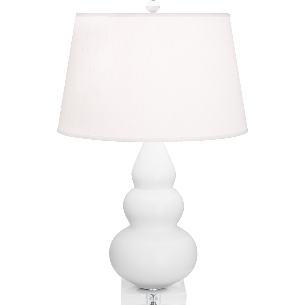 Matte Daisy Small Triple Gourd Accent Lamp