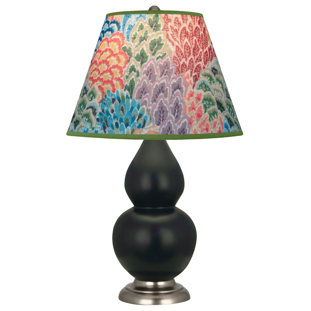 Matte Obsidian Small Double Gourd Accent Lamp