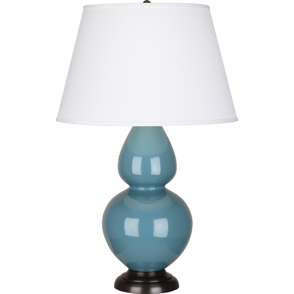 Steel Blue Double Gourd Table Lamp