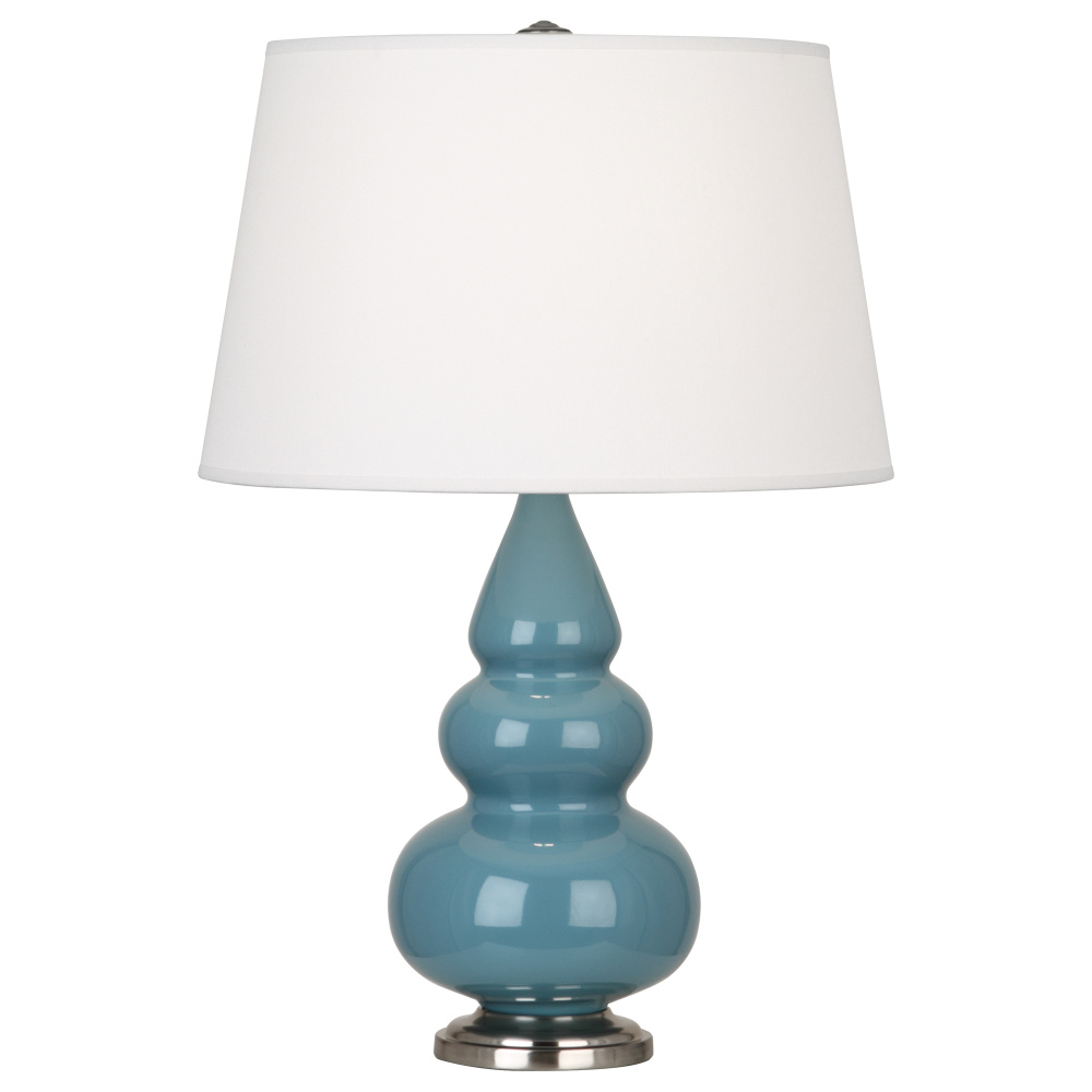 Steel Blue Small Triple Gourd Accent Lamp