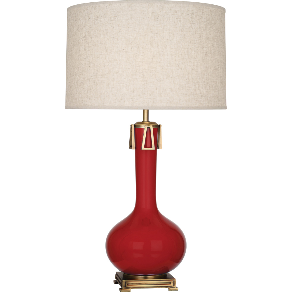 Ruby Red Athena Table Lamp
