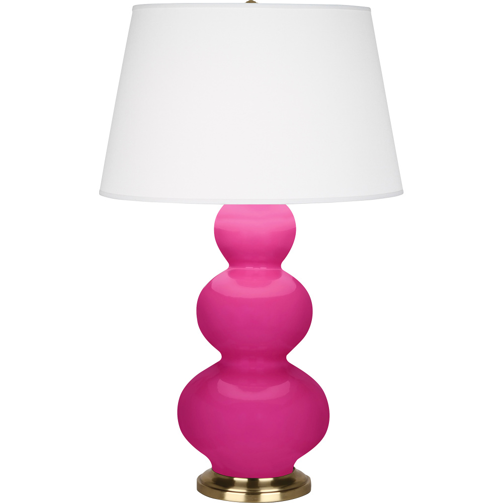 Razzle Rose Triple Gourd Table Lamp