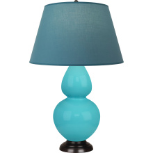 Robert Abbey EB21B - Egg Blue Double Gourd Table Lamp