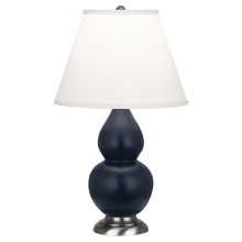 Robert Abbey MMB52 - Matte Midnight Blue Small Double Gourd Accent Lamp