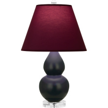 Robert Abbey MOS13P - Matte Obsidian Small Double Gourd Accent Lamp