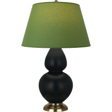 Robert Abbey MOS20G - Matte Obsidian Double Gourd Table Lamp