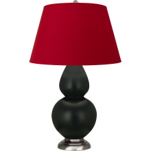 Robert Abbey MOS22R - Matte Obsidian Double Gourd Table Lamp