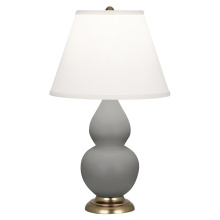 Robert Abbey MST50 - Matte Smokey Taupe Small Double Gourd Accent Lamp