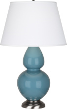 Robert Abbey OB22X - Steel Blue Double Gourd Table Lamp