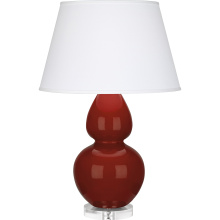 Robert Abbey OX23X - Oxblood Double Gourd Table Lamp