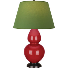 Robert Abbey RR21G - Ruby Red Double Gourd Table Lamp