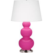 Robert Abbey RZ42X - Razzle Rose Triple Gourd Table Lamp