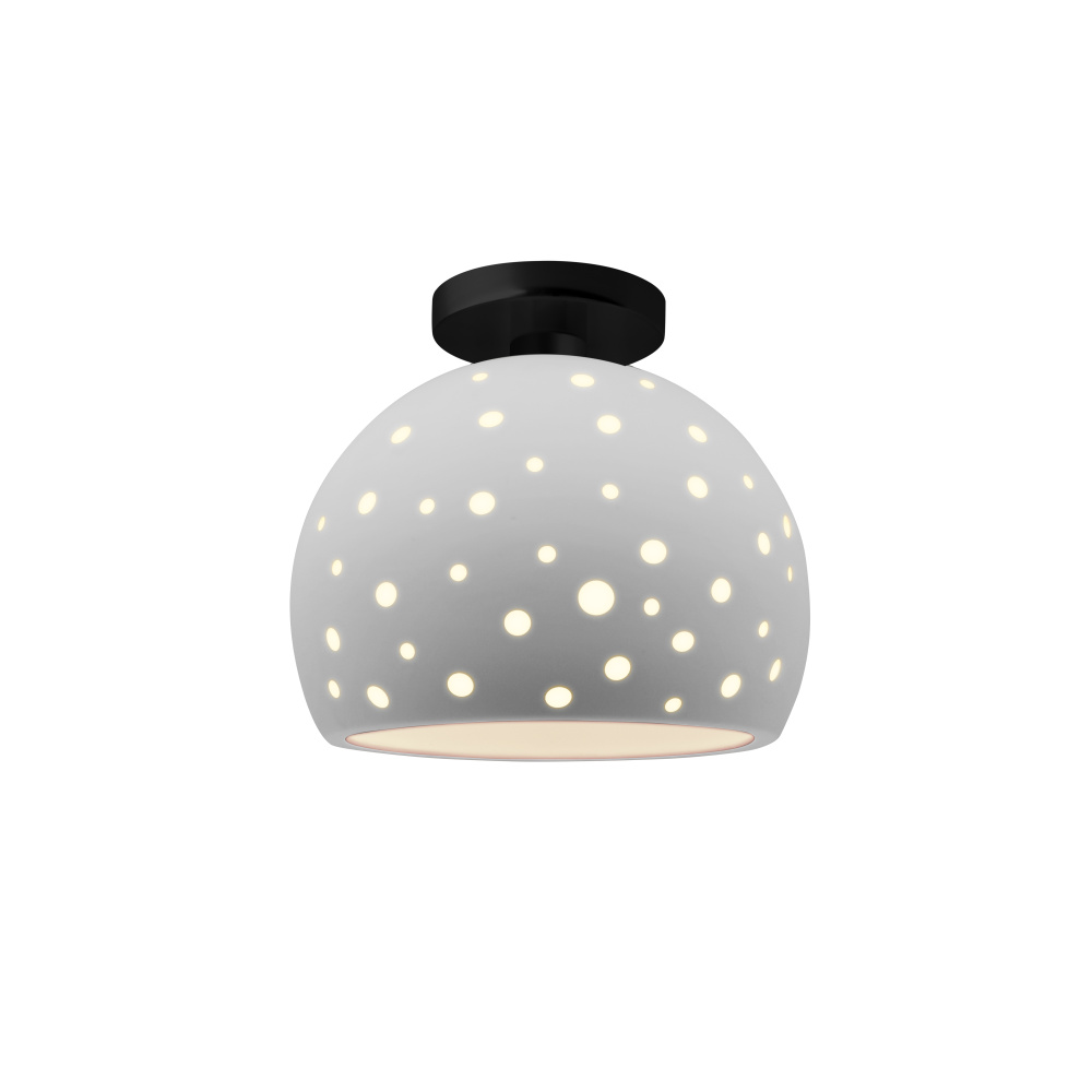 Perforated Medium Globe Semi-Flush