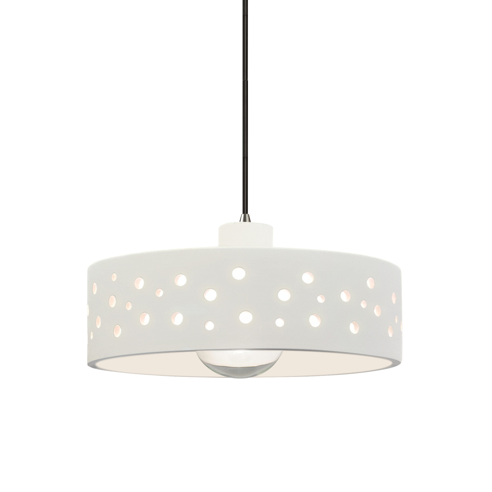 Perforated Dish 1-Light Pendant