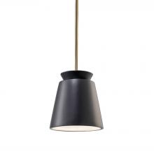 Justice Design Group CER-6425-CRB-ABRS-RIGID - Small Trapezoid Pendant