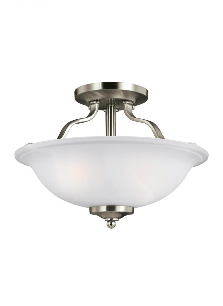 Emmons Two Light Semi-Flush