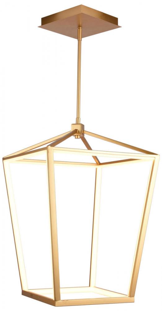 Park Ave. Led Large Cage Pendant