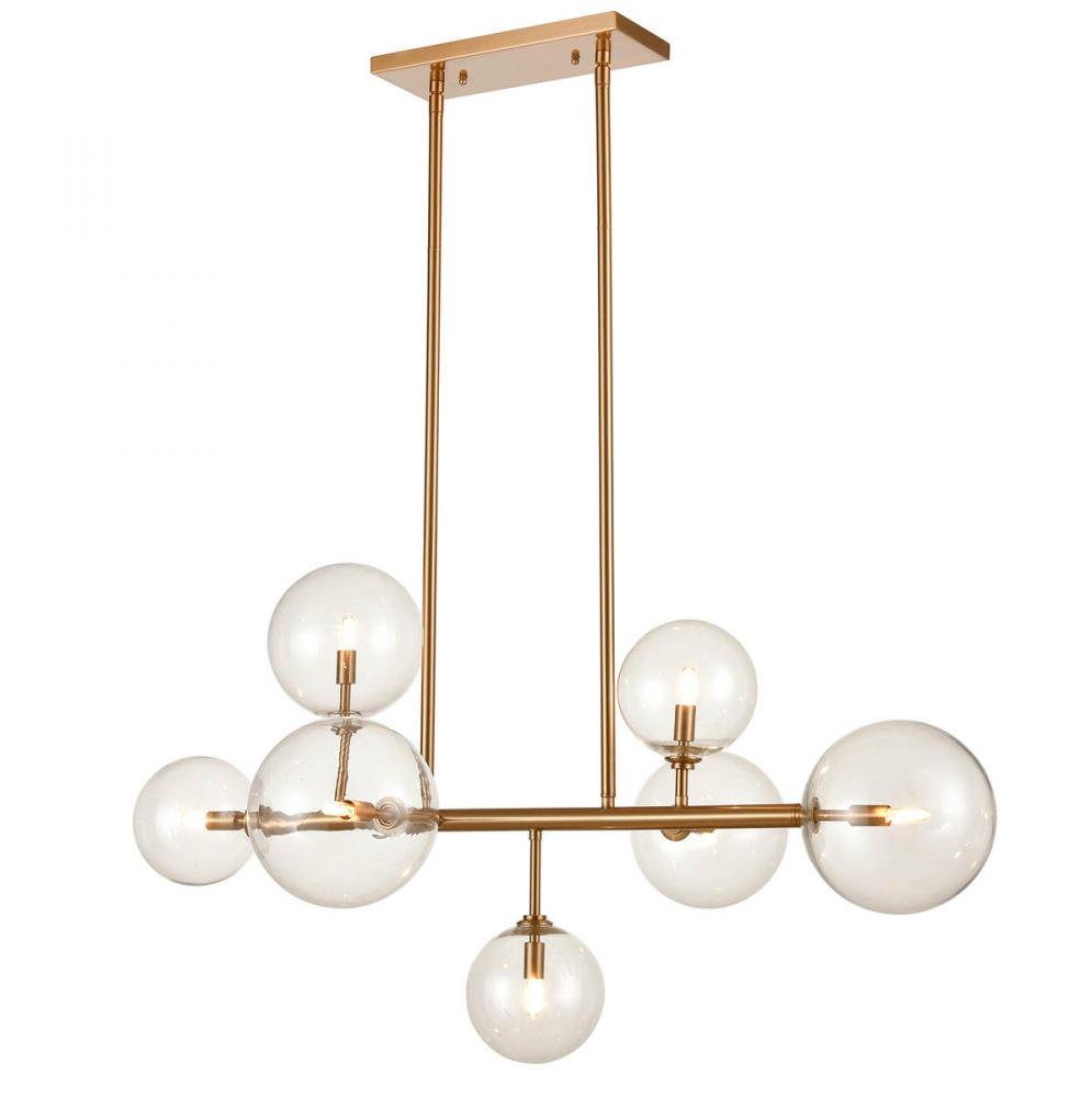 Delilah 40"  Chandelier in Aged Brass