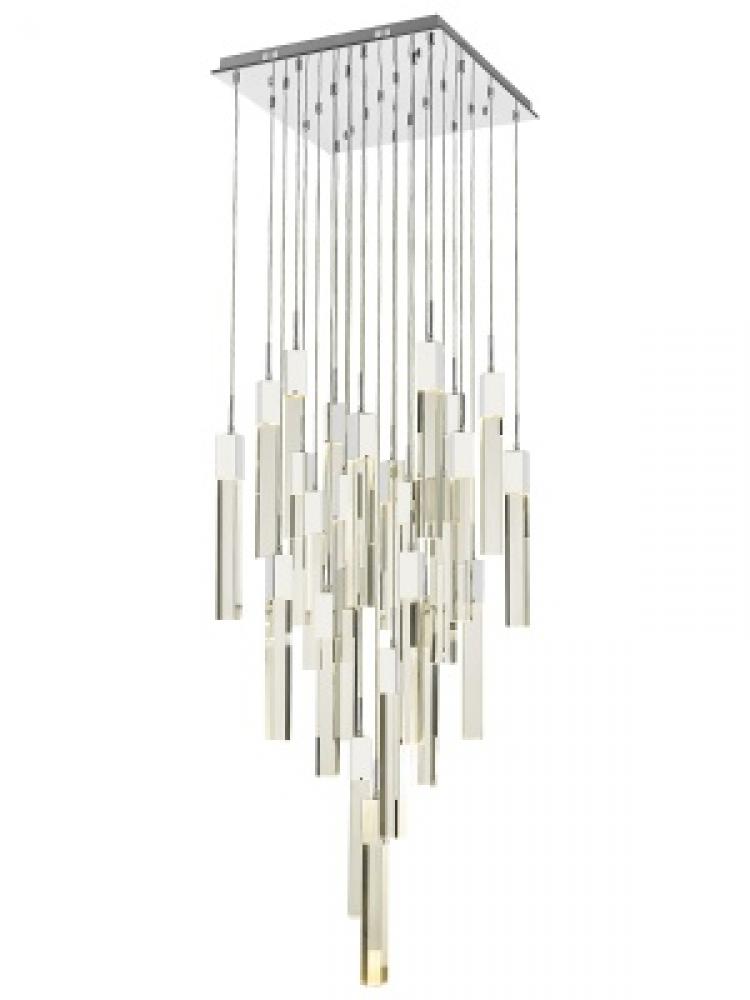 The Original Glacier Collection 25 Light Clear Crystal Multi Port Pendant