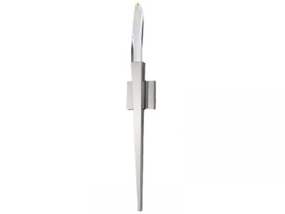 Aspen 32"  Wall Sconce in Polished Chrome with Clear Crystal