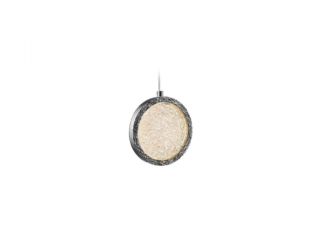 Bottega 6" Sphere Pendant in Polished Nickel