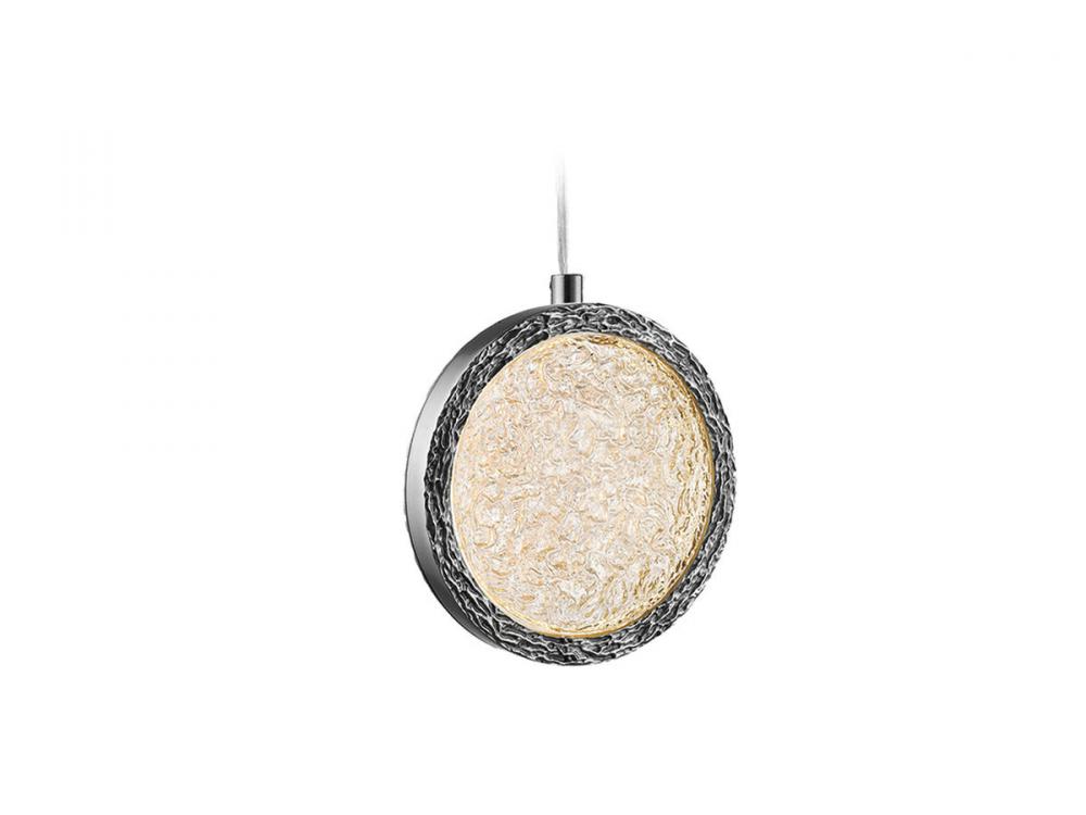 Bottega 10" Sphere Pendant in Polished Nickel