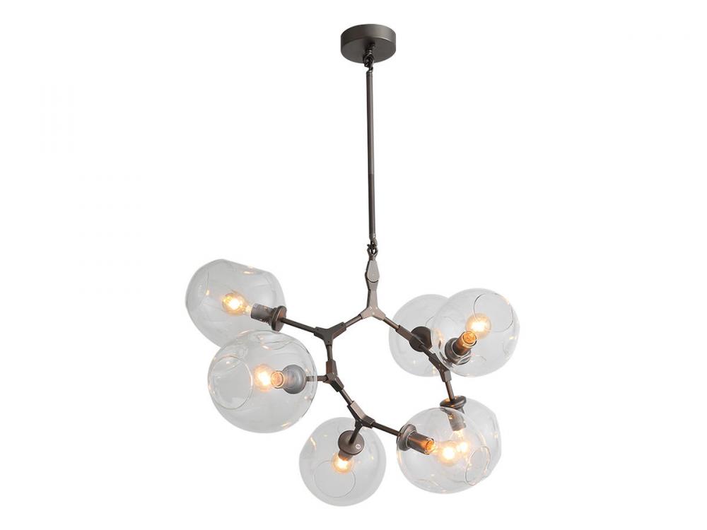Fairfax Ave. 30"  Chandelier in Dark Bronze