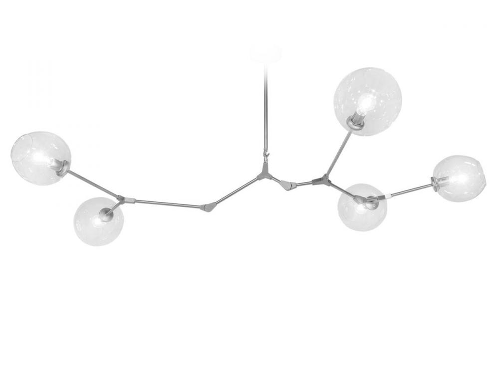 Fairfax Ave. 5 Light Glass Globe Chandelier