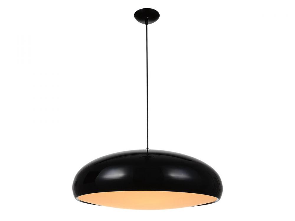 Doheny Ave. 24"  Dome Pendant in Black