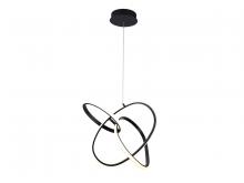 Avenue Lighting HF5023-BK - Circa 23" LED Orbital Looping Pendant In Black