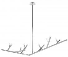 Avenue Lighting HF8812-PN - The Oaks 71" Linear Chandelier in Polished Nickel