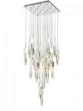 Avenue Lighting HF1904-25-AP-CH-C - Aspen  25 Light Multi  Pendant in Polished Chrome with Clear Crystal