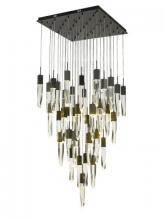 Avenue Lighting HF1903-41-AP-BK-C - Aspen Collection 41 Light Clear Crystal Multi Port Pendant