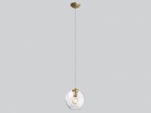 Avenue Lighting HF8081-BB - Fairfax 8"  Glass Globe Pendant in Brushed Brass