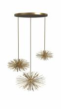 Avenue Lighting HF8303-AB - Palisades Ave. Metal And Crystal Chandelier