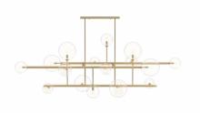 Avenue Lighting HF4216-AB - Delilah  84" Chandelier in Aged Brass