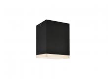 Avenue Lighting AV9889-BLK - Avenue Outdoor Black Ourtdoor Ceiling Flush Sconce