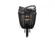Avenue Lighting HF1609-BLK - Wilshire Blvd. 45" Chandelier in Black Chrome