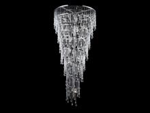Avenue Lighting HF1805-PN - Hollywood Blvd. Polished Nickel And Tear Drop Crystal Large Chandelier