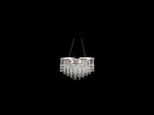 Avenue Lighting HF1808-PN - Hollywood Blvd. Polished Nickel And Tear Drop Crystal Chandelier