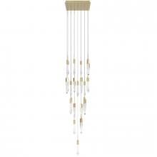 Avenue Lighting HF1904-25-AP-BB-C - Aspen Collection 25 Light Clear Crystal Multi Port Pendant