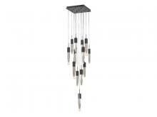 Avenue Lighting HF1905-13-AP-DBZ - Aspen Collection 13 Light Bubbled Crystal Multi Port Pendant