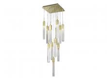 Avenue Lighting HF1905-13-BOA-BB - Boa Collection 13 Light Studded Glass Multi Port Pendant