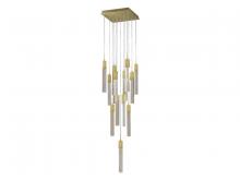 Avenue Lighting HF1905-13-GL-BB - The Original Glacier Collection 13 Light Bubbled Crystal Multi Port Pendant