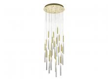 Avenue Lighting HF2021-BOA-BB - Main Street Collection 21 Light Studded Glass Multi Port Pendant