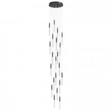 Avenue Lighting HF2021-BOA-BK - Main Street Collection 21 Light Studded Glass Multi Port Pendant