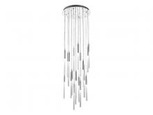 Avenue Lighting HF2021-FR-PN - Main Street Collection 21 Light Frosted Glass Multi Port Pendants