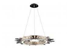Avenue Lighting HF3027-PN - Aspen Collection Bubbled Crystal Pendants