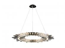 Avenue Lighting HF3034-PN - Aspen Collection Bubbled Crystal Pendants
